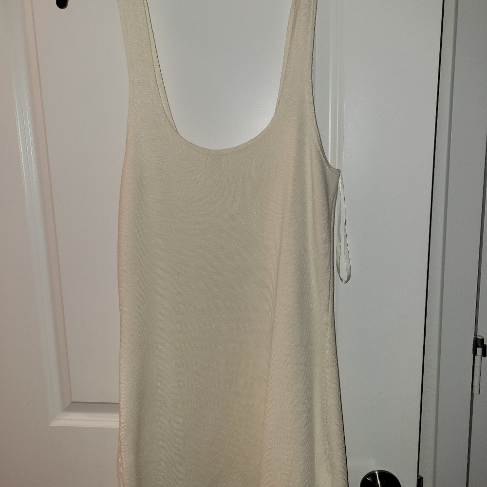 NEVER WORN Abercombie & Fitch Cream Dress Size L